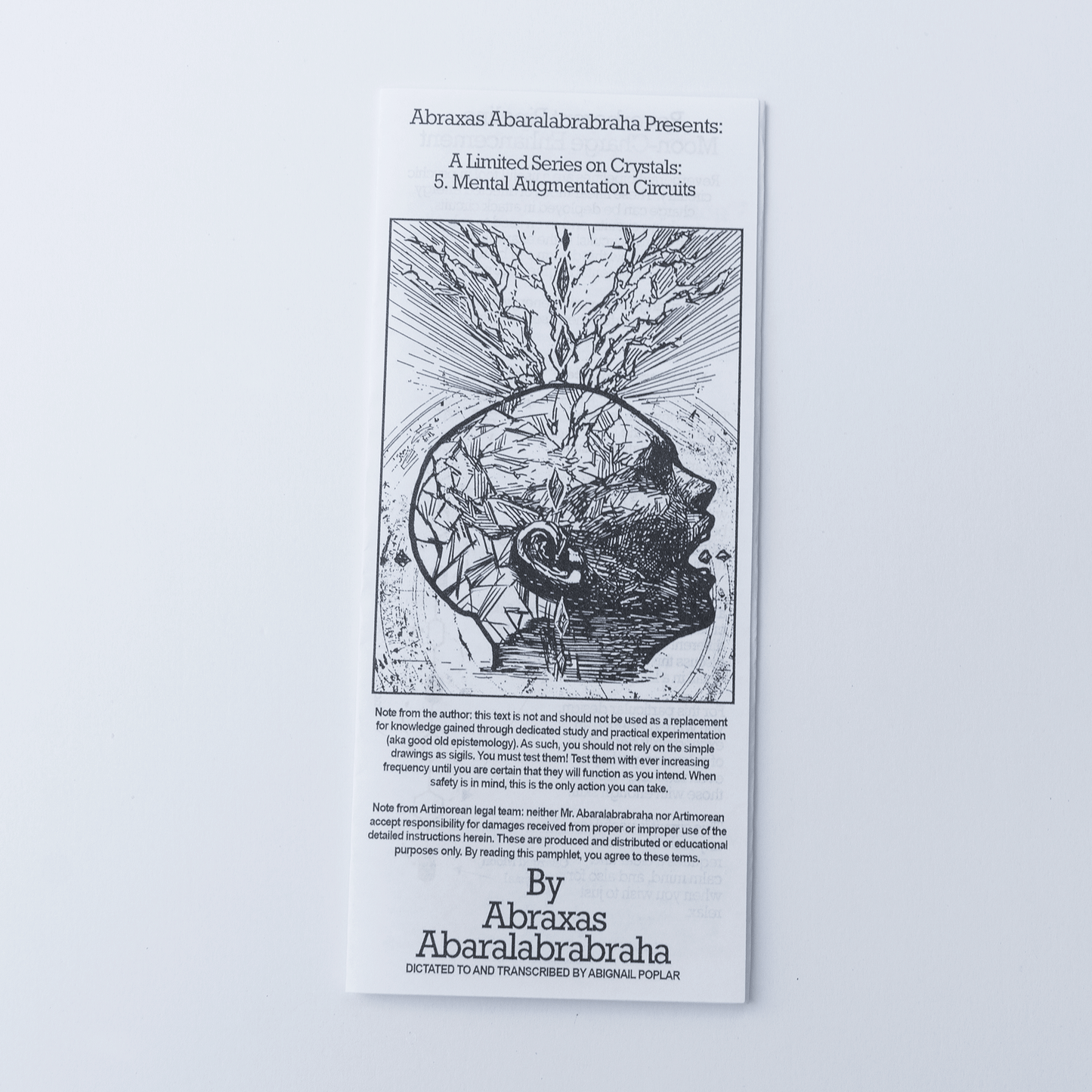 Pamphlets by Abraxas Abaralabrabraha