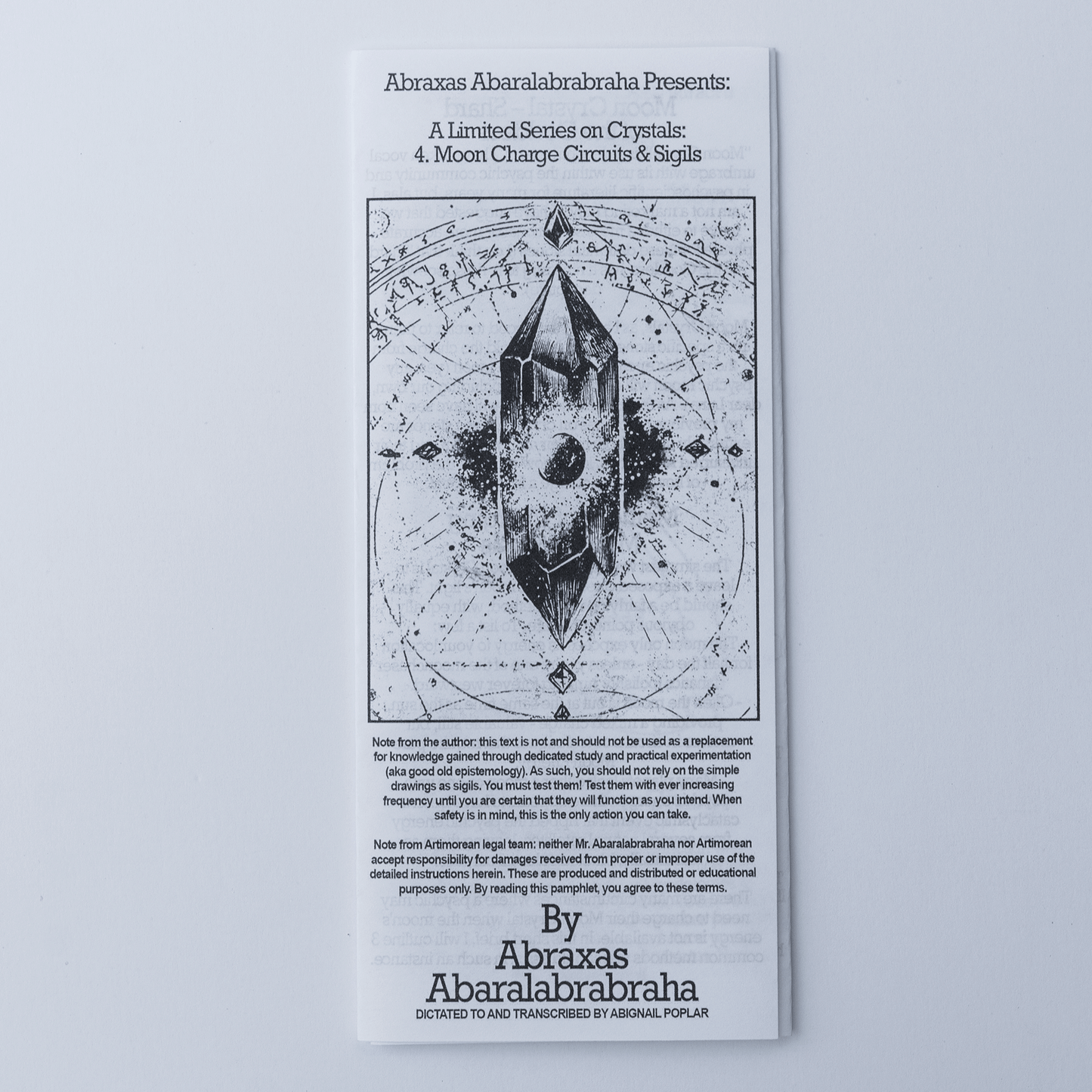 Pamphlets by Abraxas Abaralabrabraha