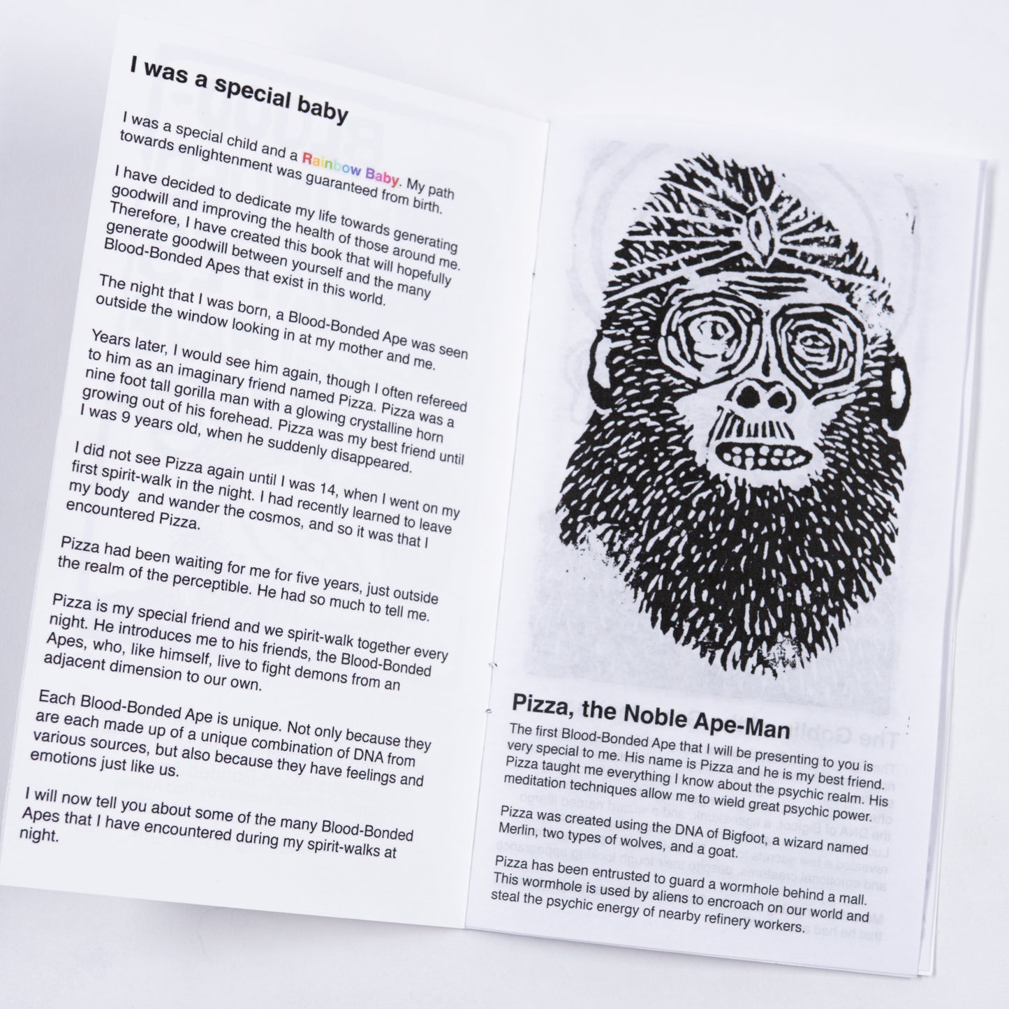 BLOOD-BONDED APES I HAVE SEEN by Gerald Wibbley